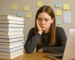 adolescente en surcharge congnitive, ne sachant plus par ou commencer