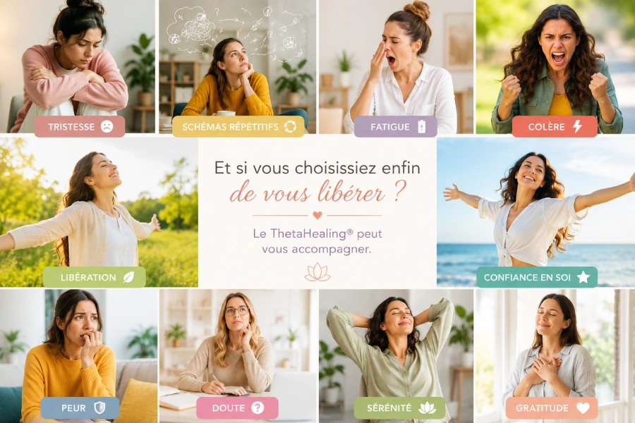 ThetaHealing® en ligne en ligne Stress emotions confiance et blocages emotionnels